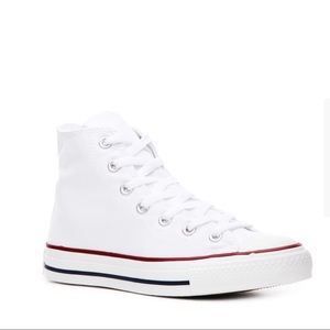 Converse Chuck Taylor All Star White High Tops. Size 5.5 US.